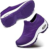 STQ Walking Shoes Women Slip on Sneakers Non Slip