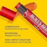 Burt's Bees Lip Shimmer Cherry 1 Tube Natural Moisturizing Tinted Lip Balm view 2