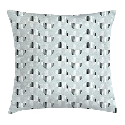 Amazon Com Riolaops Pale Blue Throw Pillow Cushion Cover Striped