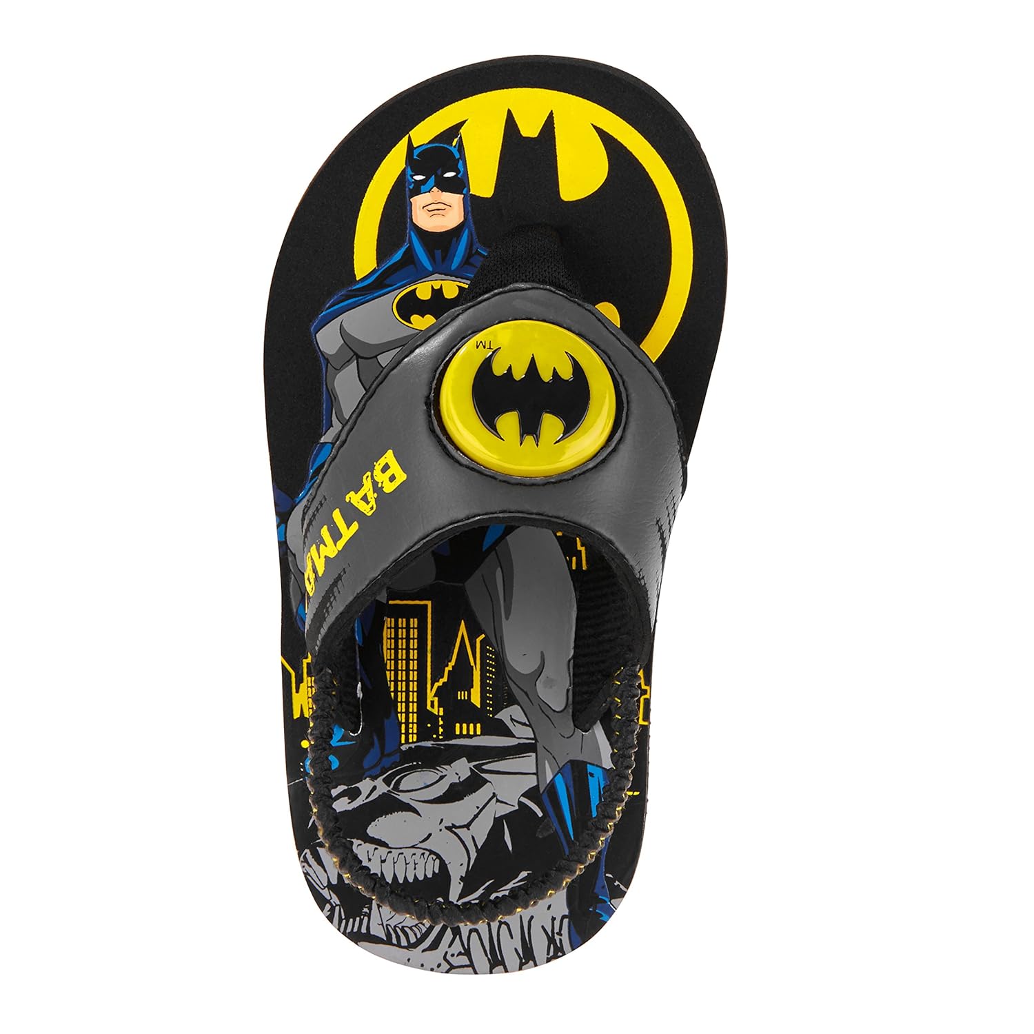 batman light up flip flops