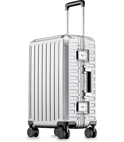 Amazon.com | All Aluminum Carry On Luggage with Wheels, AV