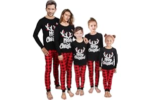 FAMILY FEELING Matching Family Pajamas Christmas Sleepwear Cotton Holiday Valentine Halloween Pjs