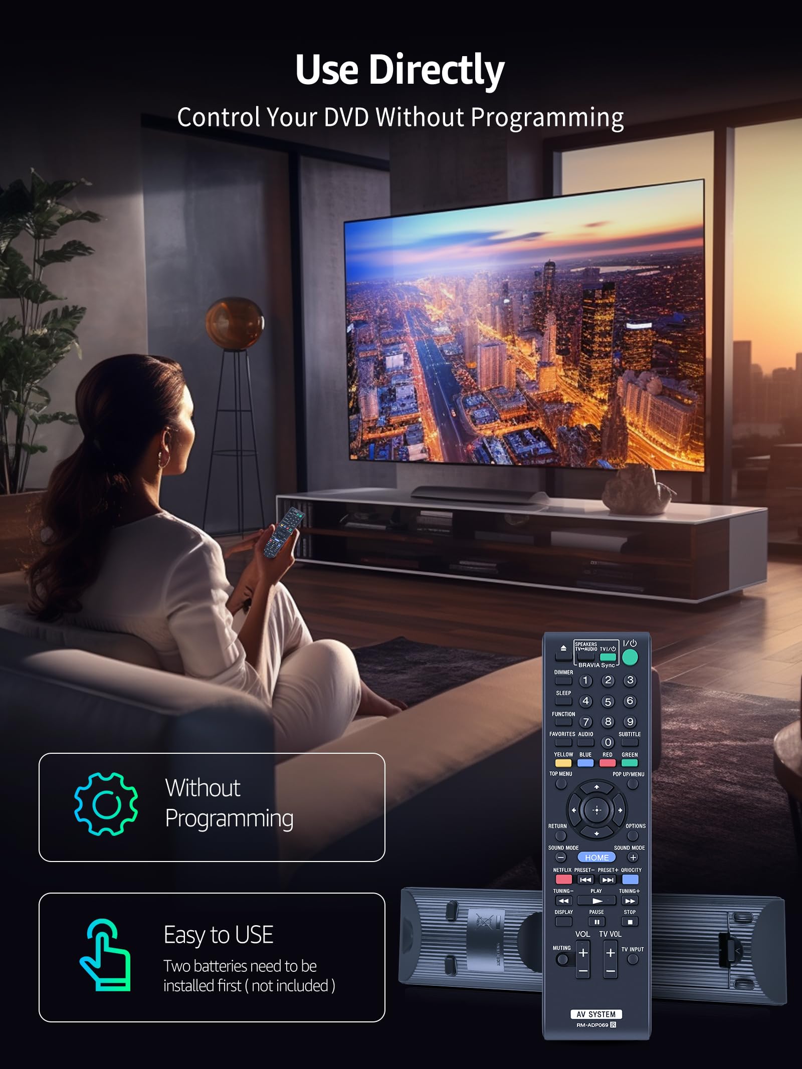 Telecomando Sony RM-ADP069 Per Sistemi BDV-E770W - Foto 8