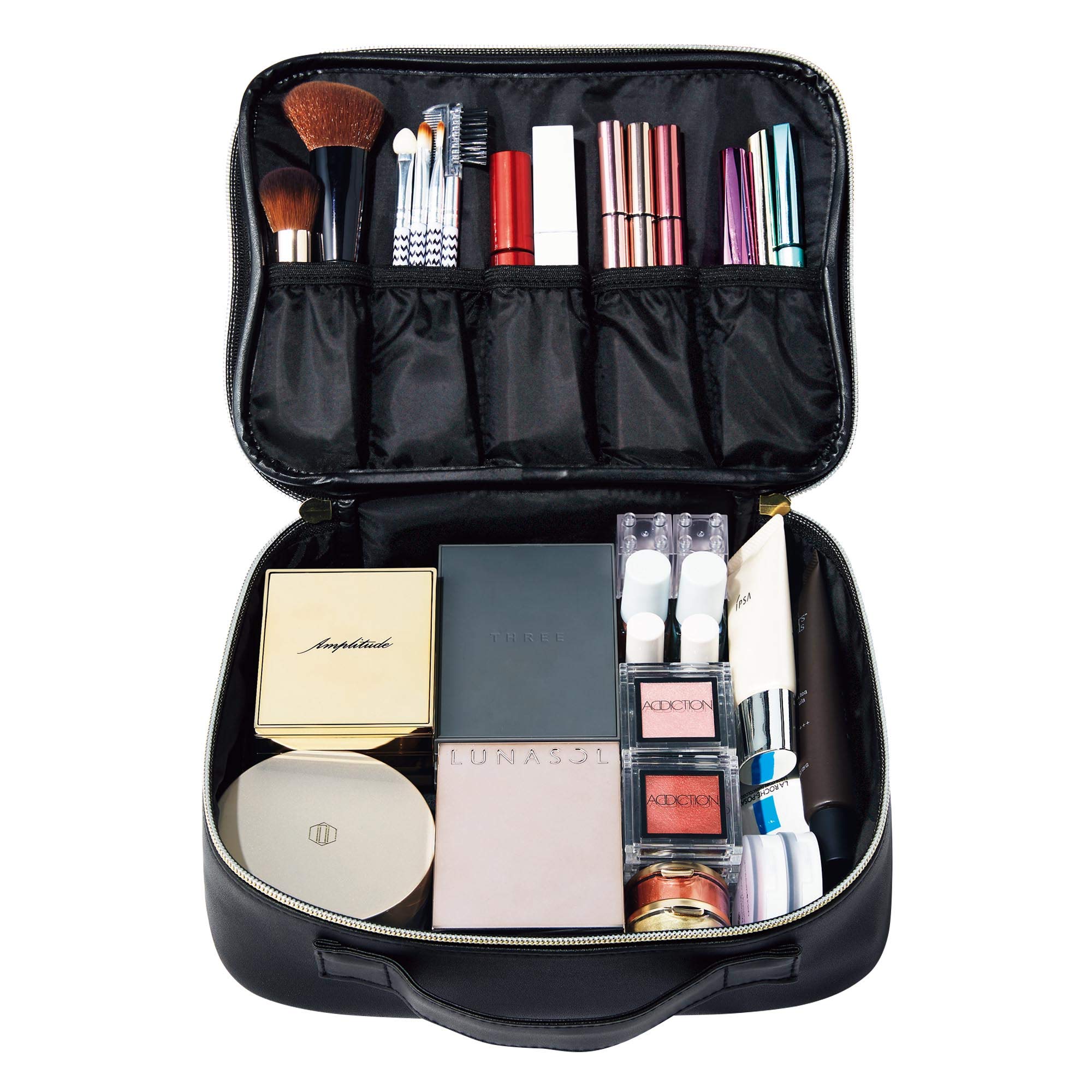 &ROSY(アンドロージー)2020年9月号 雑誌付録 付録つき雑誌 ロベルタディカメリーノのソフトアタッシュケース 化粧品収納ボックスやコスメボックス、旅行バッグにもおすすめ