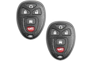 2X Key Fob Replacement Keyless Entry Remote for 2010-2024 Chevrolet Express GMC Savana 5-Button (20970808, OUC60270)