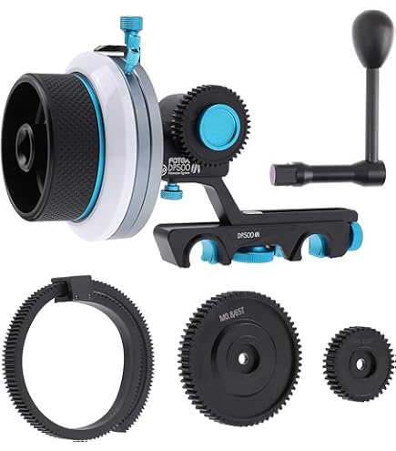 thumbnail: Aliaga Mini Follow Focus | DSLR Camera Focus Hulp | Met Tandwielring | Voor 52-86mm Lenzen