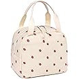 LEDAOU Lunch Box for Women Insulated Lunch Bag Corduroy Lunch Tote Bags Leakproof Cooler Lunch Case for Travel Work Picnic