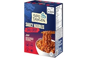 Blue Dragon Saucy Noodles Chili Crisp 122g – Restaurant Quality Meal in 5 Minutes