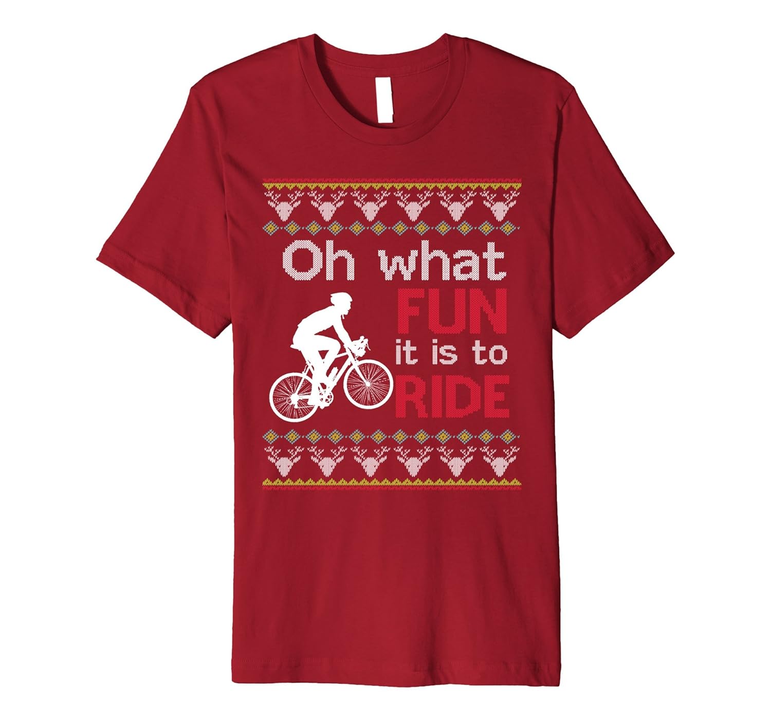 Christmas Fun Bike Ride T-Shirt Design-ANZ