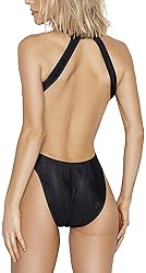 ToBeInStyle Women's Deep V Back to Front Waist Tie