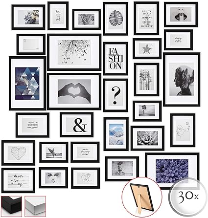 Bomoe Picture Frame Set 30 Pieces Emotion Photo Frame For Picture Frame Collage Frames For Several Pictures Black 10x 10x 10 5x15cm 15x 13x18cm 5x x30cm Amazon Co Uk Home Kitchen Bomoe Picture Frame Set 30 Pieces Emotion Photo Frame For Picture Frame Collage Frames For Several Pictures Black 10x 10x 10 5x15cm 15x 13x18cm 5x x30cm Amazon Co Uk Home Kitchen