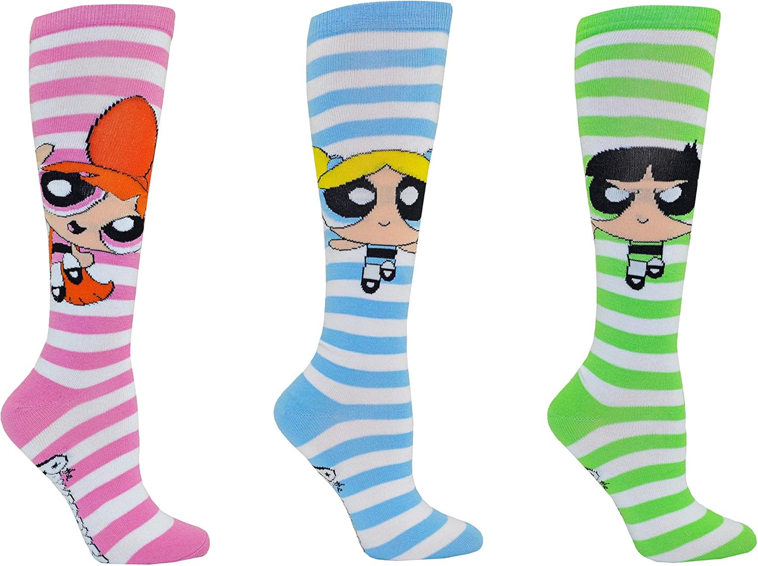 Powerpuff Girls Socks Gifts (3 Pair) (Women) Powerpuff