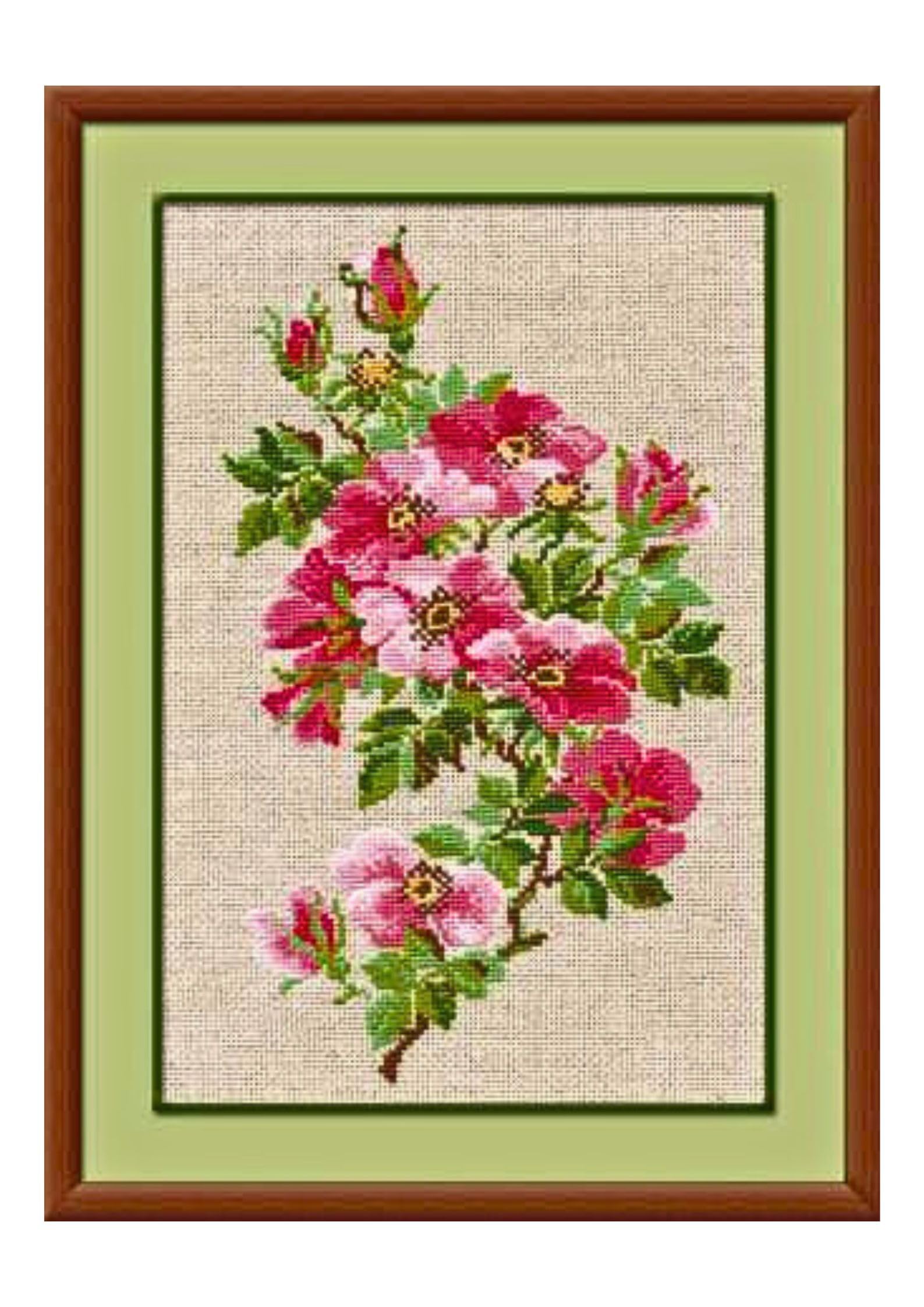 RIOLIS Cross Stitch Kit - 809 - May Wild Rose
