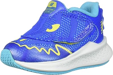 new balance kid's fresh foam fast v1 hook and loop running shoe