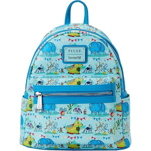 Amazon.com | Loungefly X Disney Goofy AOP Canvas Mini Backpack