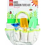 Toysmith Beetle & Bee Kids Garden Tote Kit, Light Blue
