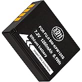 BM NP-W126S Battery for Fuji FinePix X Half, X-E5, X-100F X-100V X100 VI, X-S10 X-A7 X-H1 X-T2 X-T3 X-T10 X-T20 X-T30 X-T30 II X-T30 III X-T50 X-T100 XT-200 X-Pro3 X-A2 X-A3 X-A5 X-A10 X-E2 X-E2S X-E3