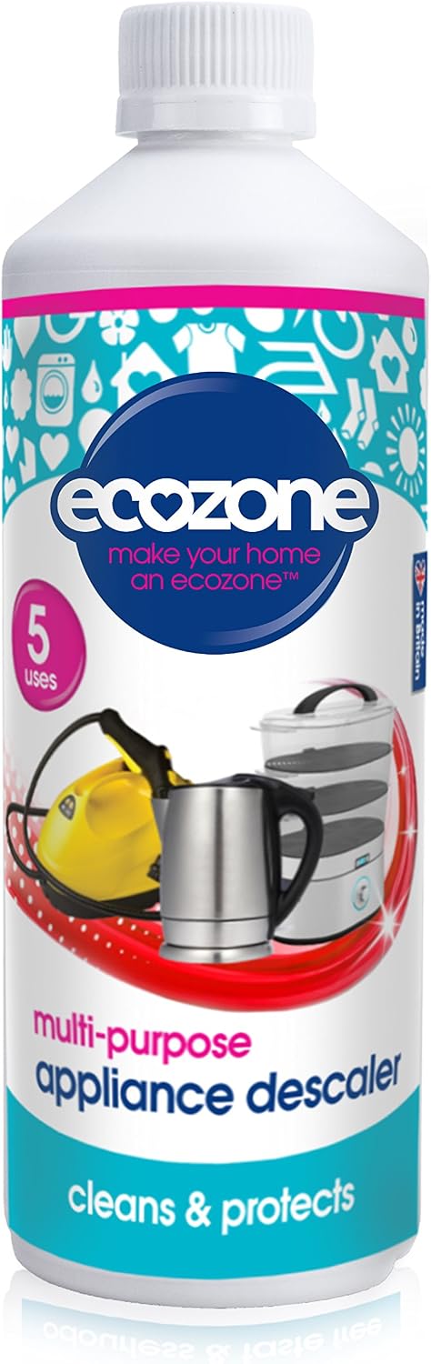 EcoZone Multi-Purpose Appliance Descaler, Internal Cleaner for Kettles Irons, Washing Machines, Coffee Makers, Dishwashers
