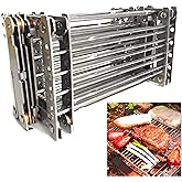 Bitty Big Q Stainless Steel Ultra Compact Portable Lightweight Camping Grill