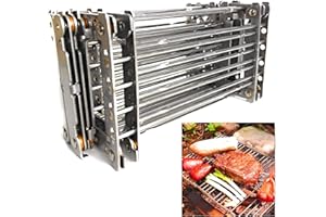 Bitty Big Q Stainless Steel Ultra Compact Portable Lightweight Camping Grill