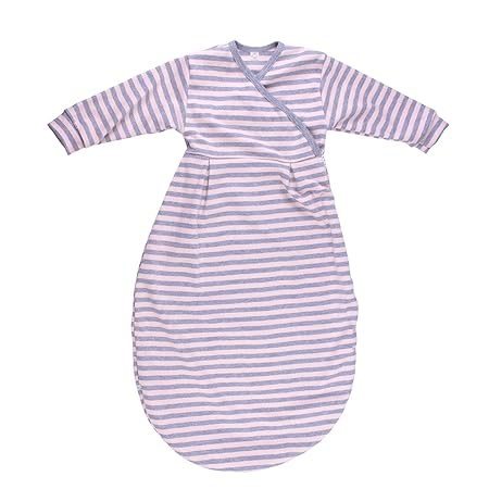 Popolini - Schlafsack Felinchen (50/56, rose grey striped)