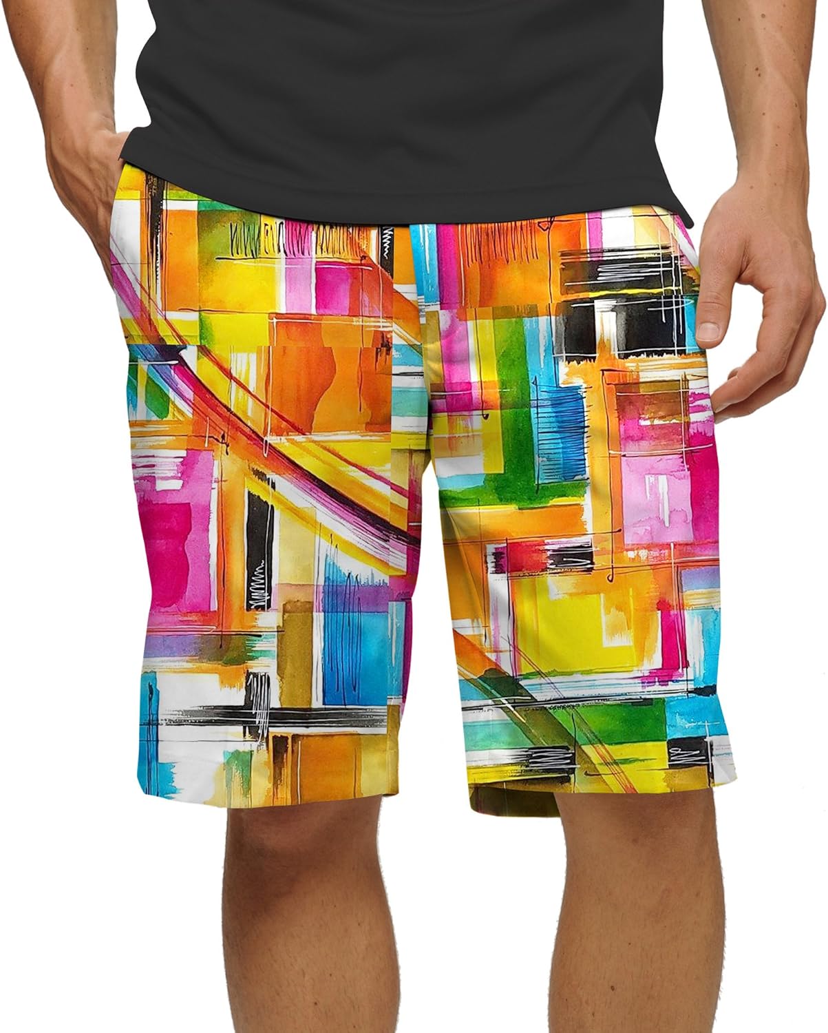 Loudmouth Golf Strokes StretchTech Men's Short 46 at Amazon Men’s