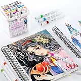 Ohuhu 48 Colour Alcohol Markers Dual Tip Brush & Chisel Set view 6