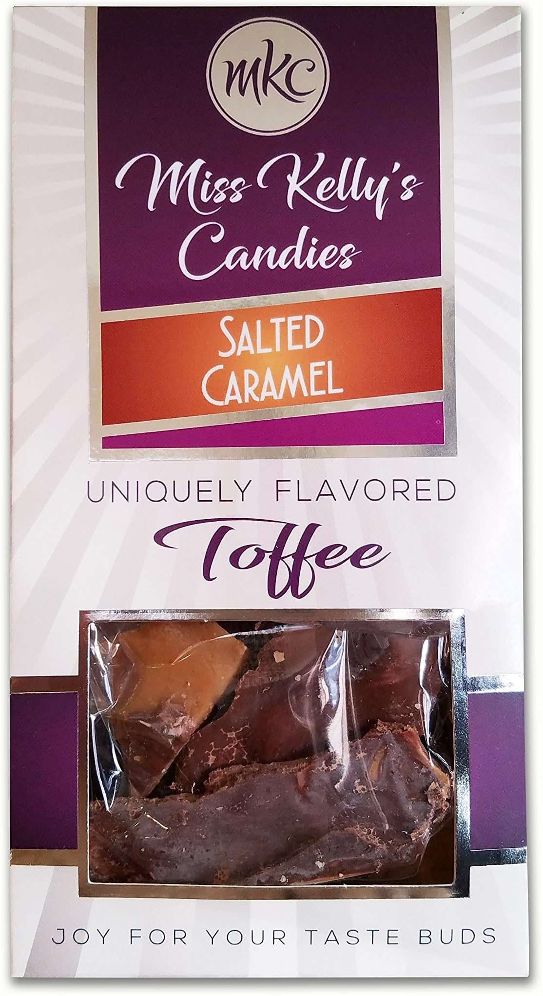 Gourmet Salted Caramel Toffee: 1/4 lb