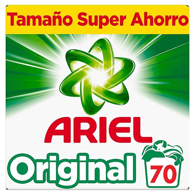 Ariel Original Detergente en Polvo 4,550 kg - 70 Lavados: Amazon ...