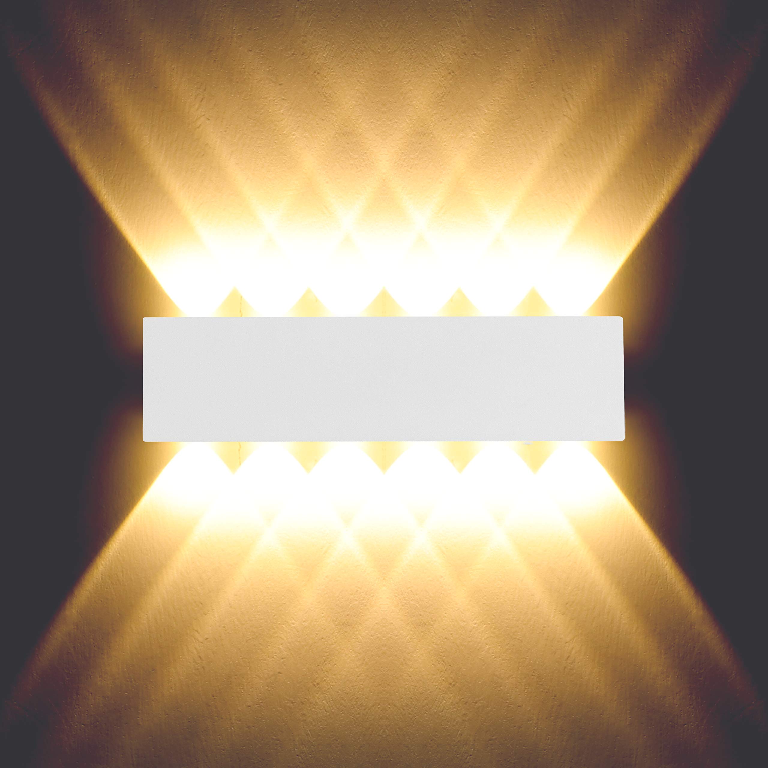 BELLALICHT Wall Lights Indoor Up Down 12W Wall Mounted Lighting Outdoor Waterproof Wall Lamp for Living Room Bedroom Hallway Corridor Stairs