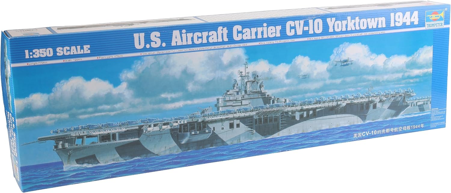 Trumpeter 1:350 - USS Yorktown Aircraft Carrier CV-10 (1944), Various, Mittel