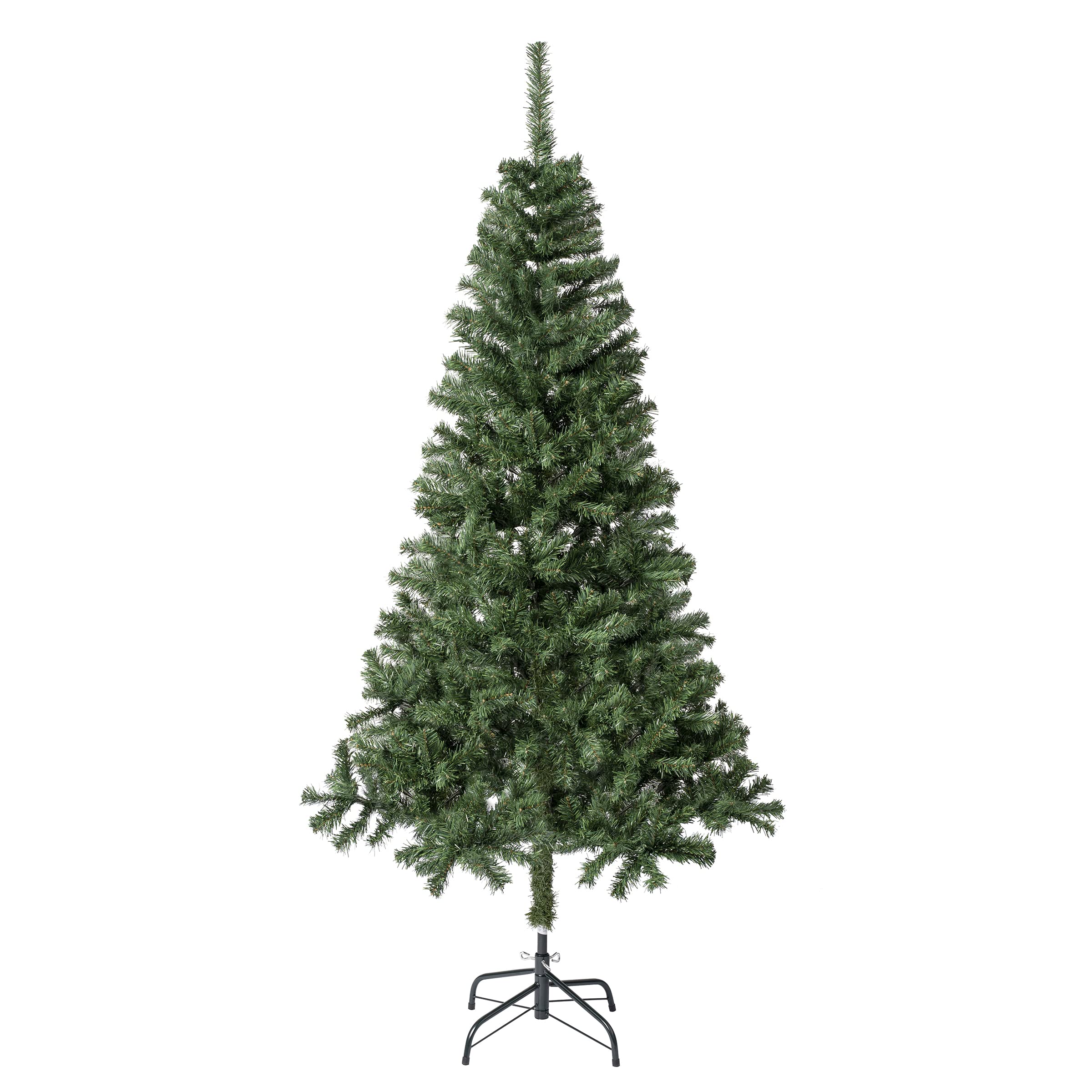 Photo 1 of National Tree Company First Traditions Artificial Linden Spruce Wrapped Christmas Tree, Fire Resistant and Hypoallergenic, 6 ft