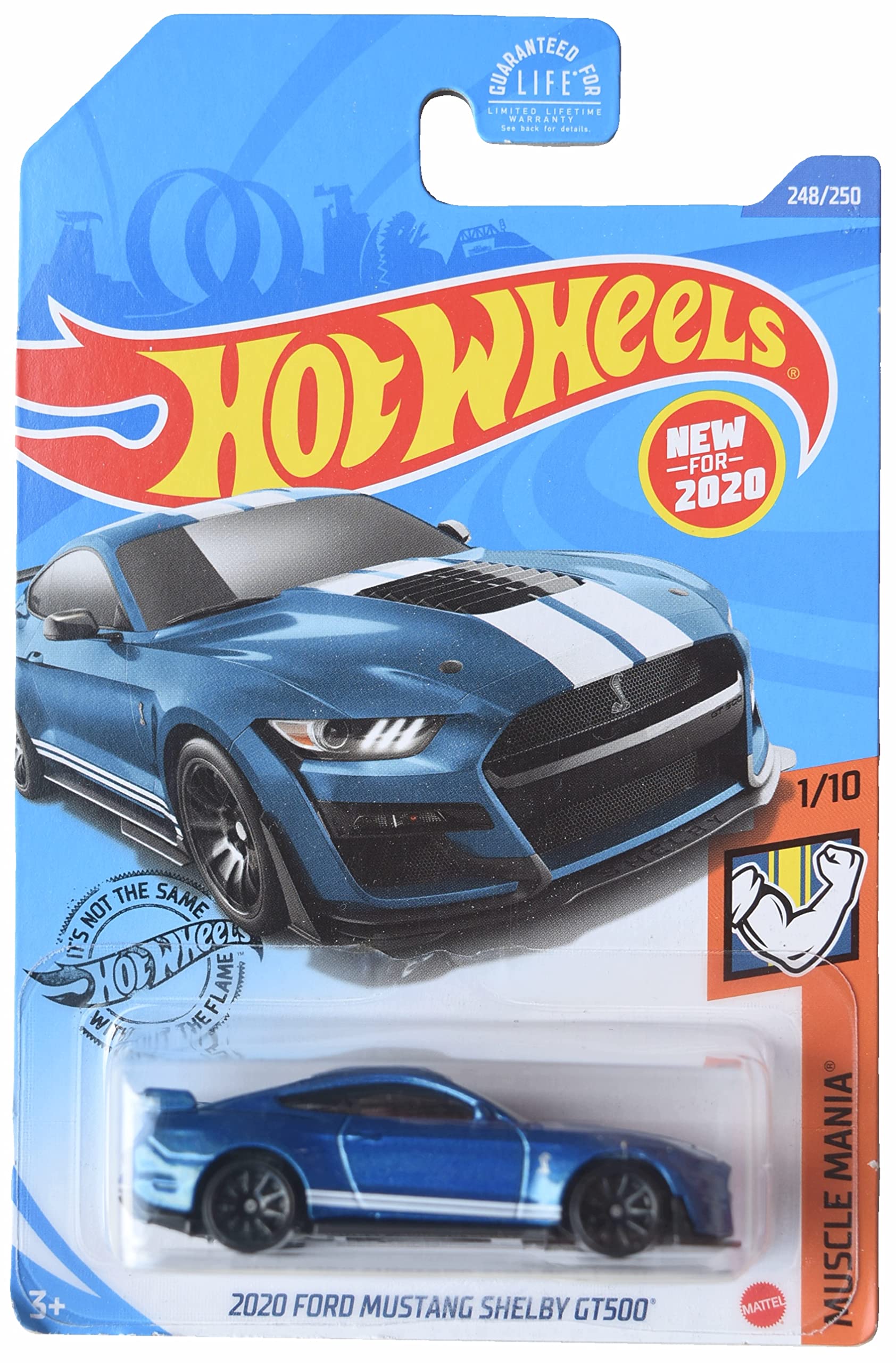 2020 Hot wheels 2020 Ford Mustang Shelby GT500 Muscle Mania Card As