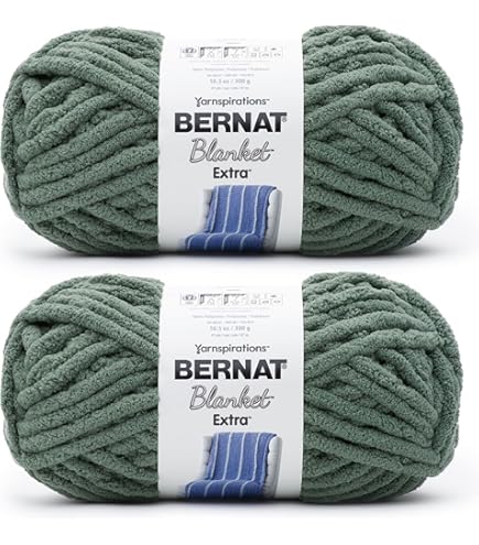 Bernat Deken extra dik kleigaren - 1 pak van 600g/21oz-polyester/7 jumbo-breien/haken