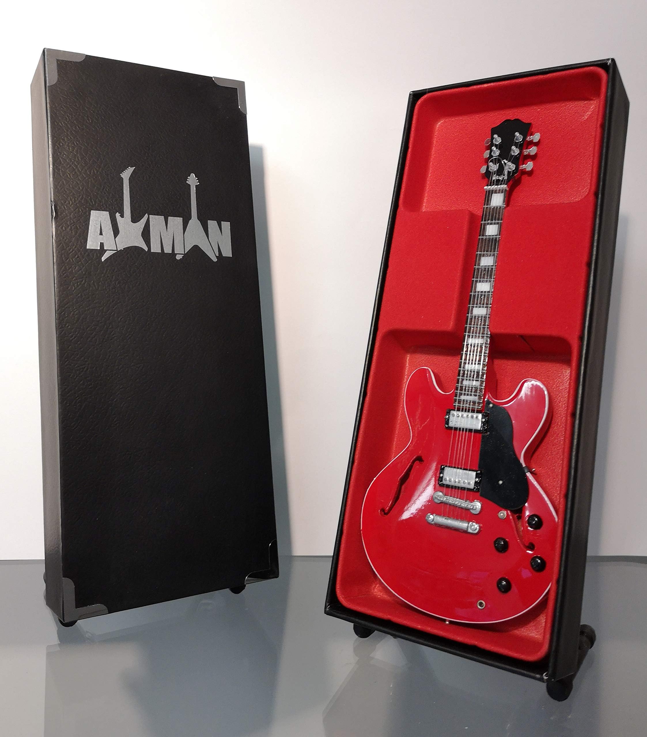Chuck Berry - Miniature Guitar Replica with Display Box and Stand