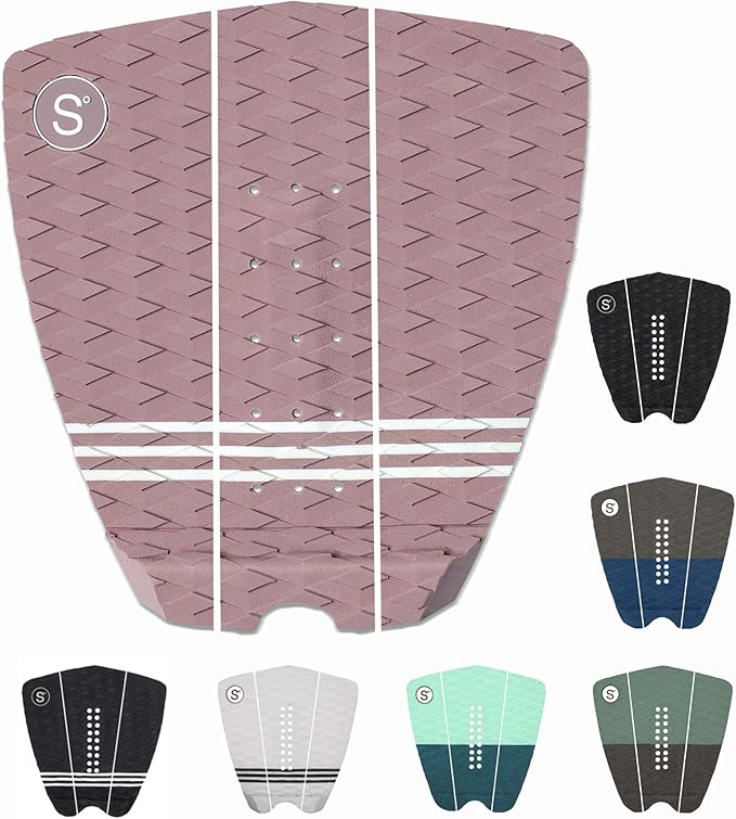 SYMPL Surfboard Traction Pad 3Piece Deck Pad for Surfing