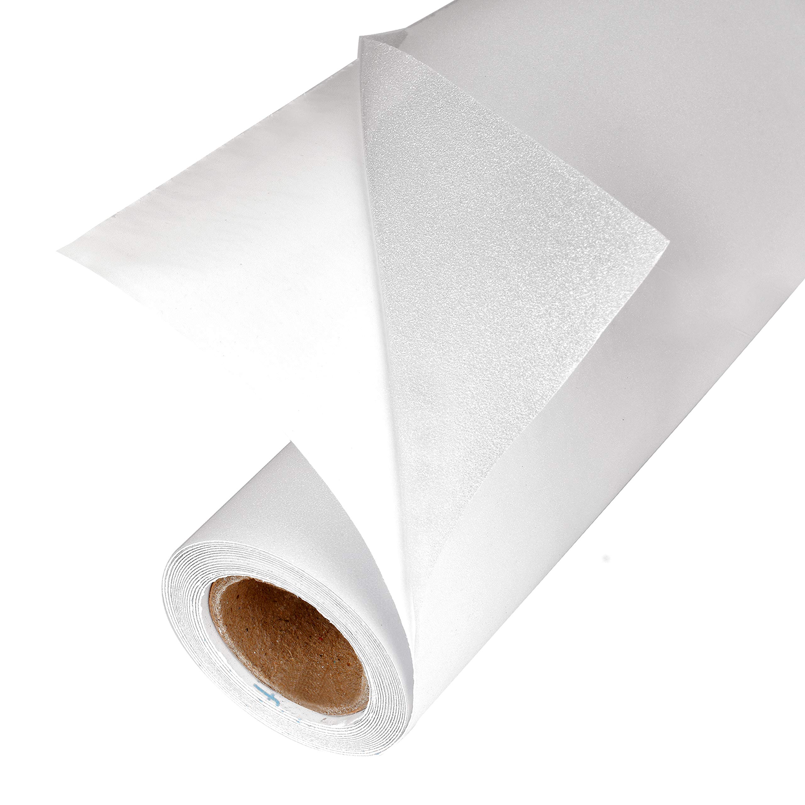 Privacy Window Film: Translucent Static Cling Treatment for Home Security and Decorative Opaque Glass Effect - No Residue, Heat Control, UV Prevention, Easy Removal (Winter Frost, 36 x 144 inches)