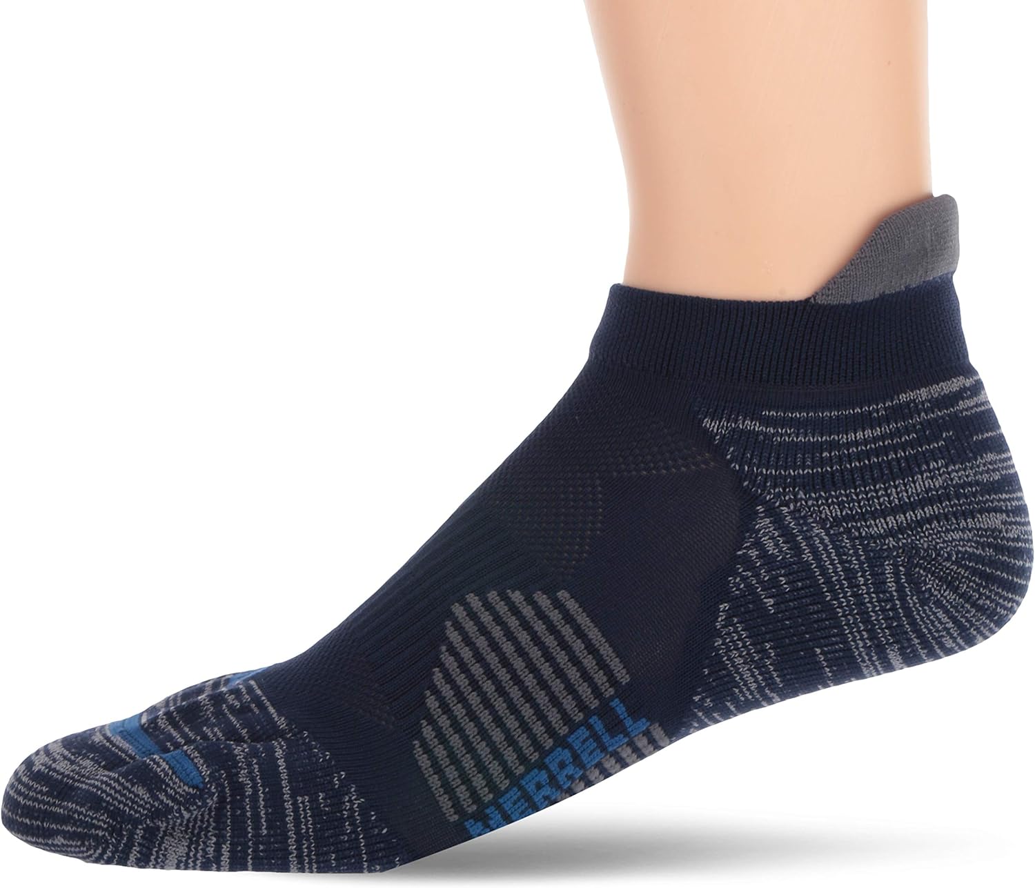 Merrell Mens 1 Pack Performance Ultra Light Running Tab Socks Outdoor