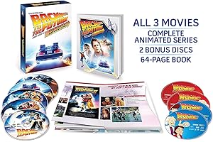 Back to the Future: 30th Anniversary Trilogy & Complete Animated Series (Complete Adventures - Bonus 64 Page Visual History Book - 9 Discs)