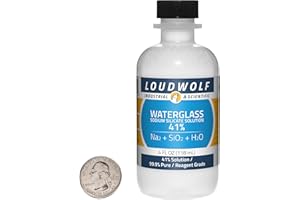 LOUDWOLF Sodium Silicate / 4 Fluid Ounce Bottle / 99.9% Pure Reagent Grade / 41% Solution