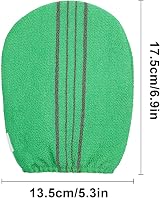 Omenluck 6pc Exfoliating Bath Mitts Remove Dead Skin Shower Scrub Cloth Towels view 2