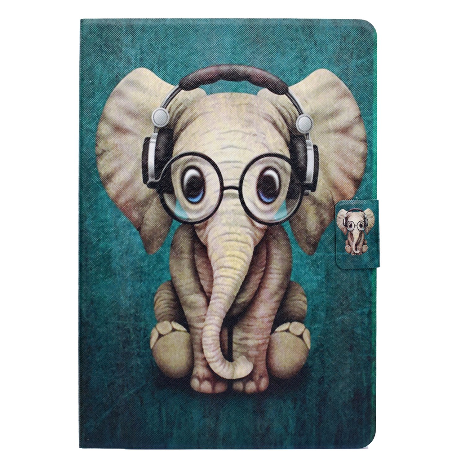 Bspring Folio Case for 6.8" Kindle Paperwhite (11th Generation-2021) and Kindle Paperwhite Signature Edition - Book Style PU Leather Shockproof Cover with Auto Sleep/Wake,Elephant