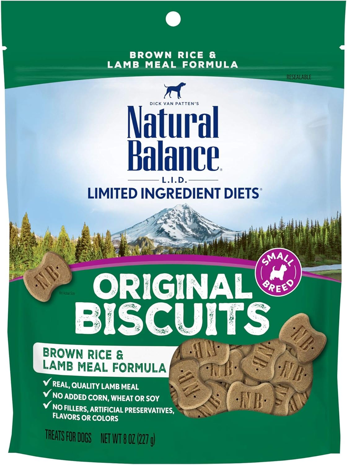 natural balance lamb and rice small bites