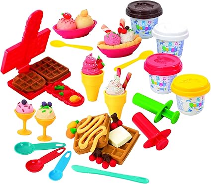 ice cream clay toy