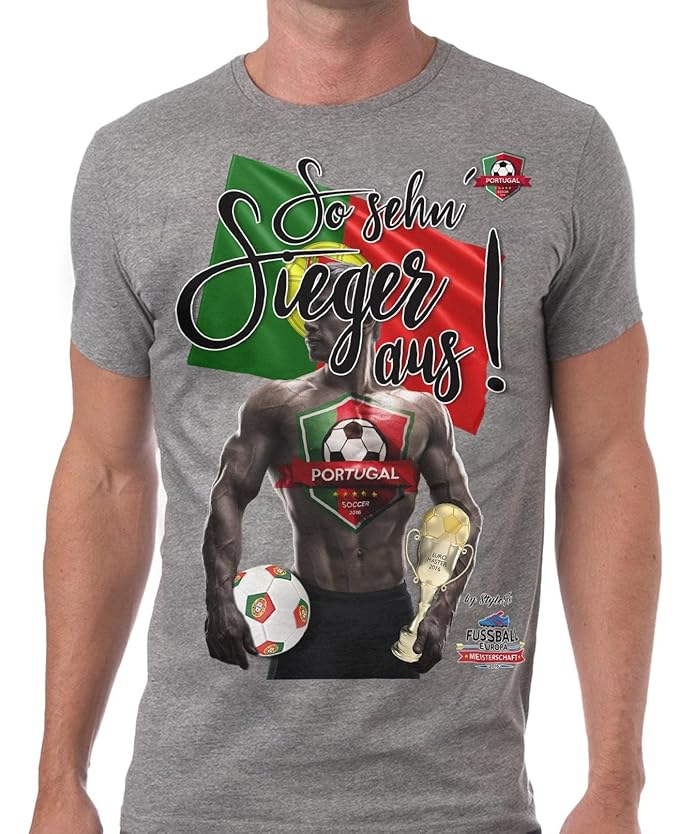 Stylotex Slimfit Fashion T-Shirt So sehn Sieger aus Guy Portugal