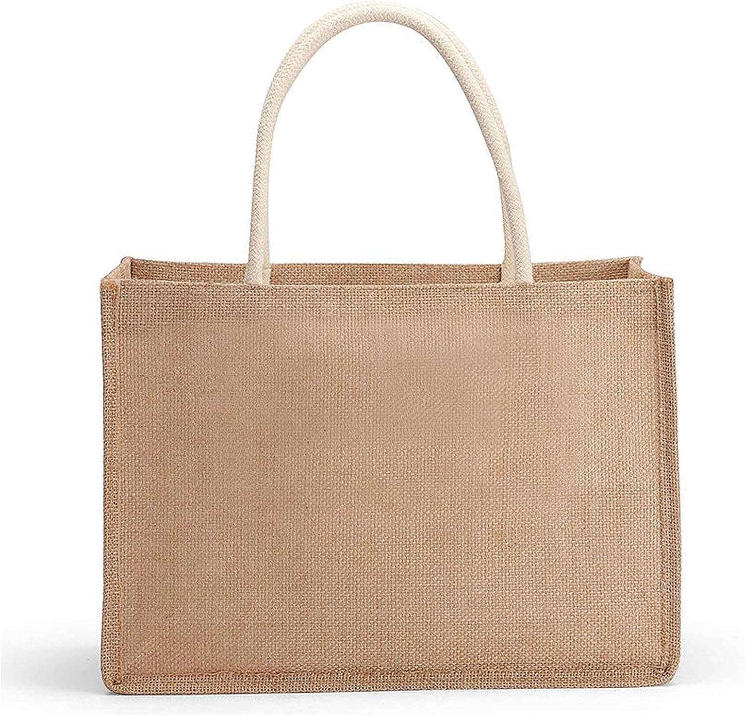 ZOVCO Jute Bag,Multipurpose Bag with Natural Jute Bag,Reusable Shopping