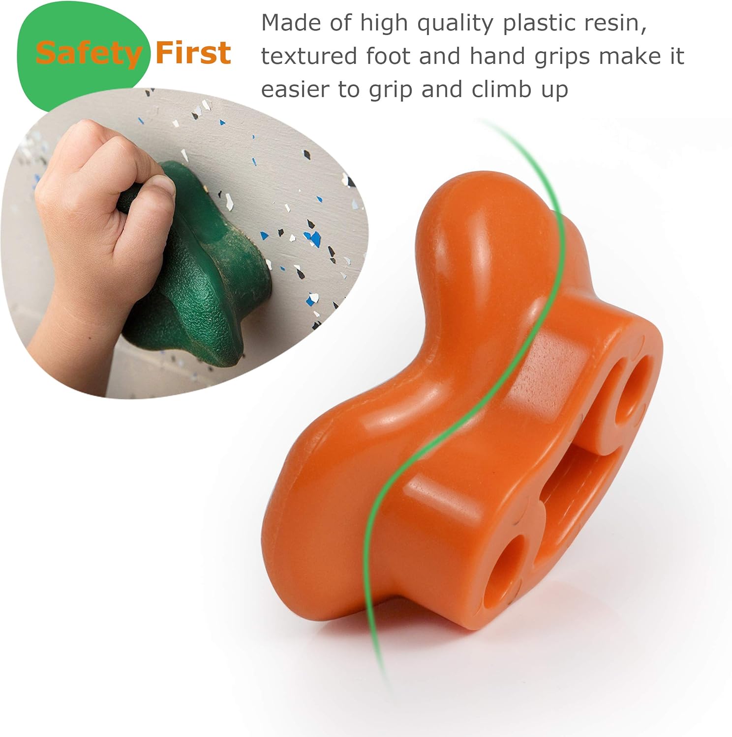 SSBRIGHT Sets of 25 Multi-Colored Kids&Adults Large Rock Climbing Holds Climbing Rocks for Outdoor Indoor Home Playground DIY Climbing Wall Grip Kits Holds up to 440lbs with Secure Mounting Hardware: Sports & Outdoors