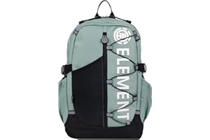 Concept One Unisex-Adult Element Backpack, Vertical Logo Skate Pack, Multi-Compartment Storage, Reflective Bungee Cord Backpa