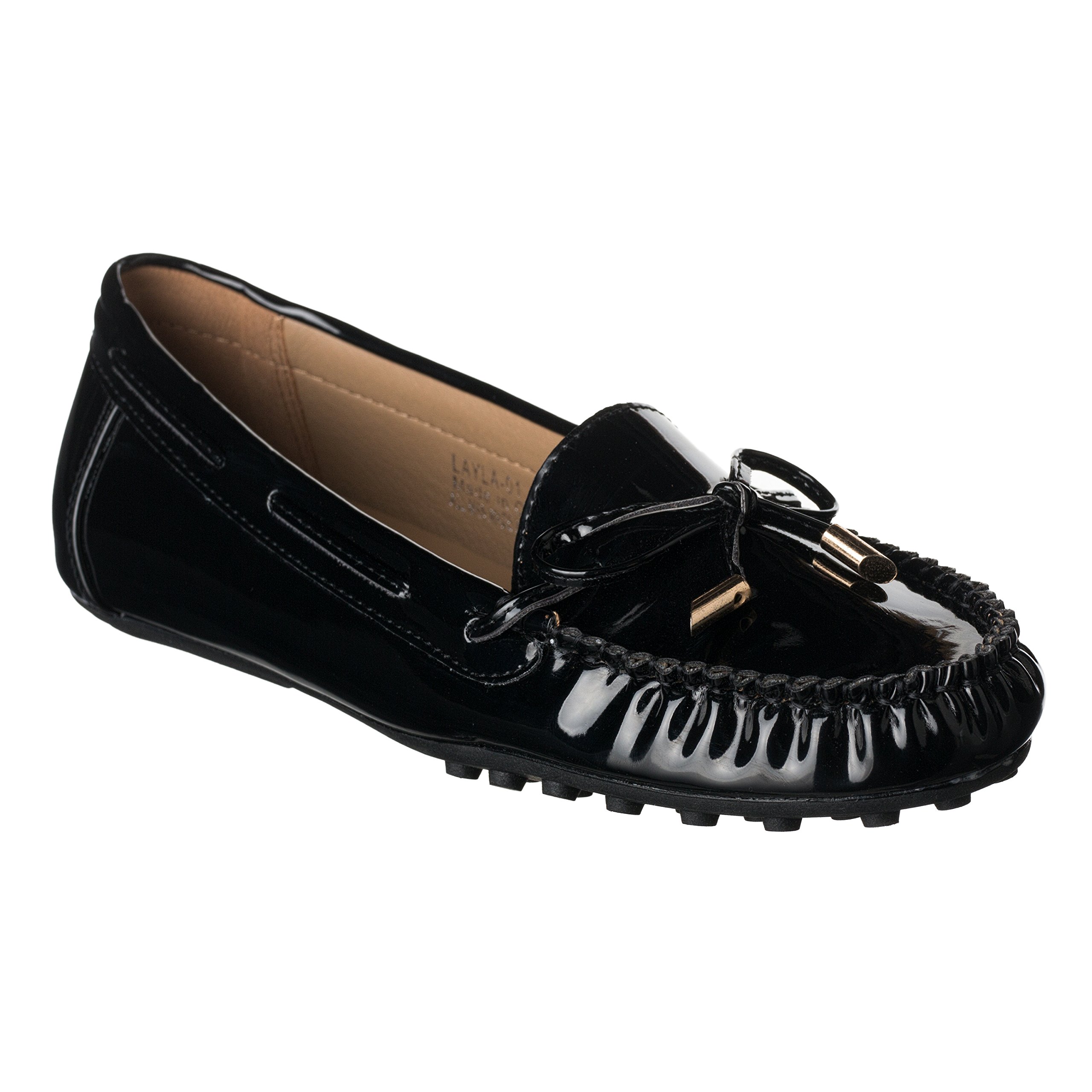 Riverberry Women's Layla Tie Front Mocassin Loafers