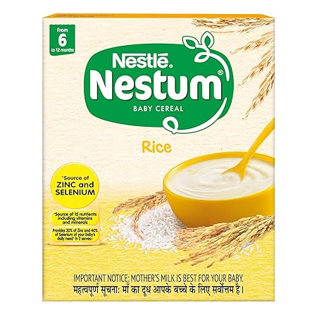 Nestle NESTUM Baby Cereal (6 Months-12 Months) Rice - 300 g